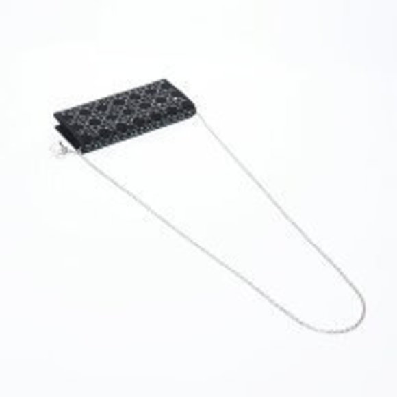 Christian Dior Lady Chain Pouch Shoulder Bag Black - Picture 9 of 12